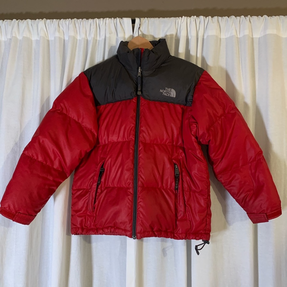 *sold* Red North Face Nuptse Puffer